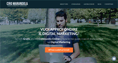 Desktop Screenshot of ciromarandola.com